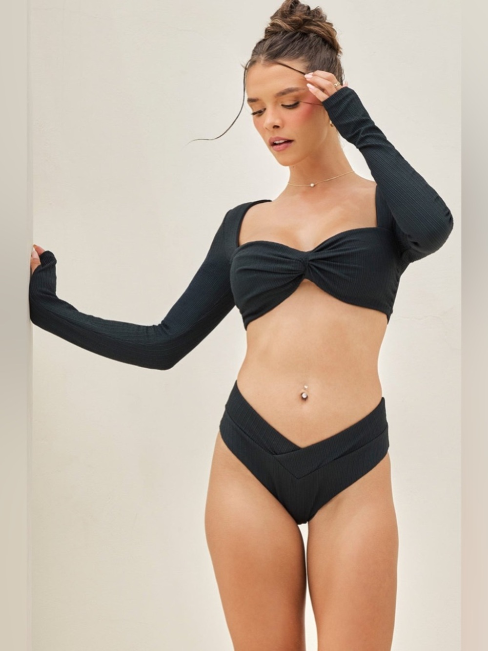 PopFlex Crisscross Hourglass Cheeky Bikini Bottoms